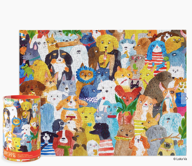 WerkShoppe_Doggie Day Care 500 Piece Jigsaw Puzzle_