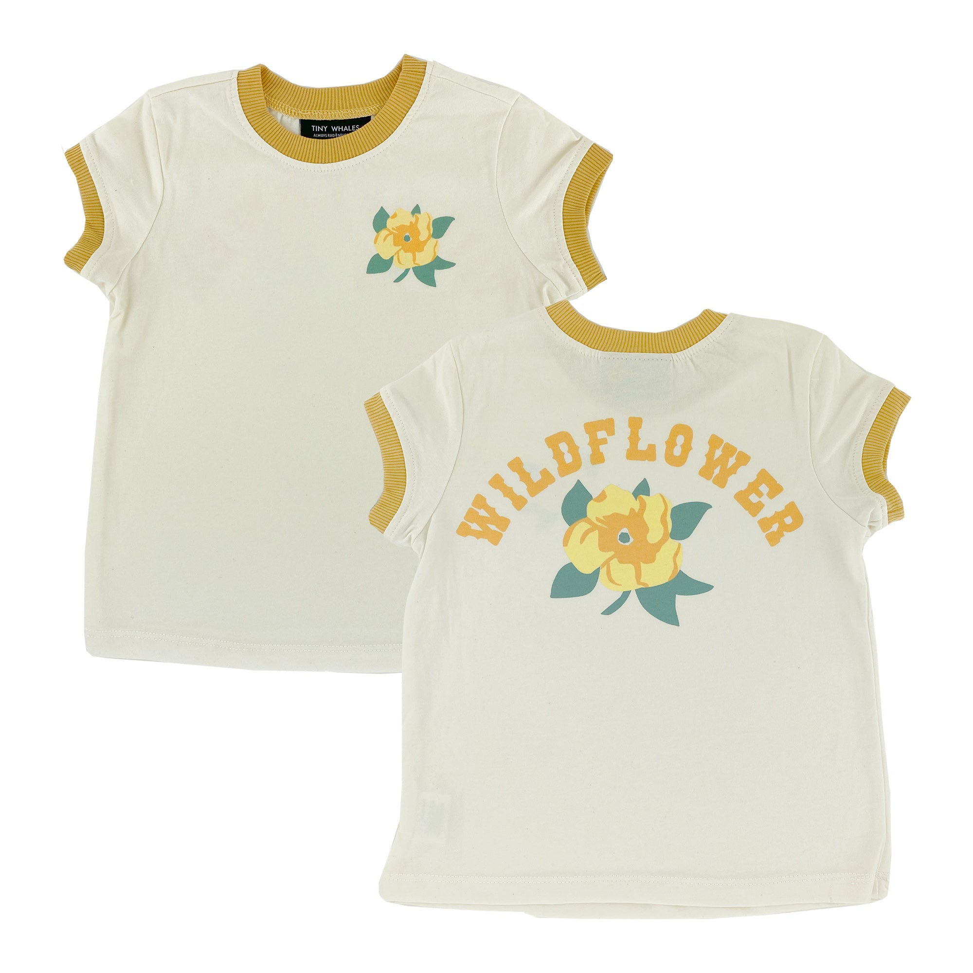 Tiny Whales_Tiny Whales Wild Flower Tee_Tops