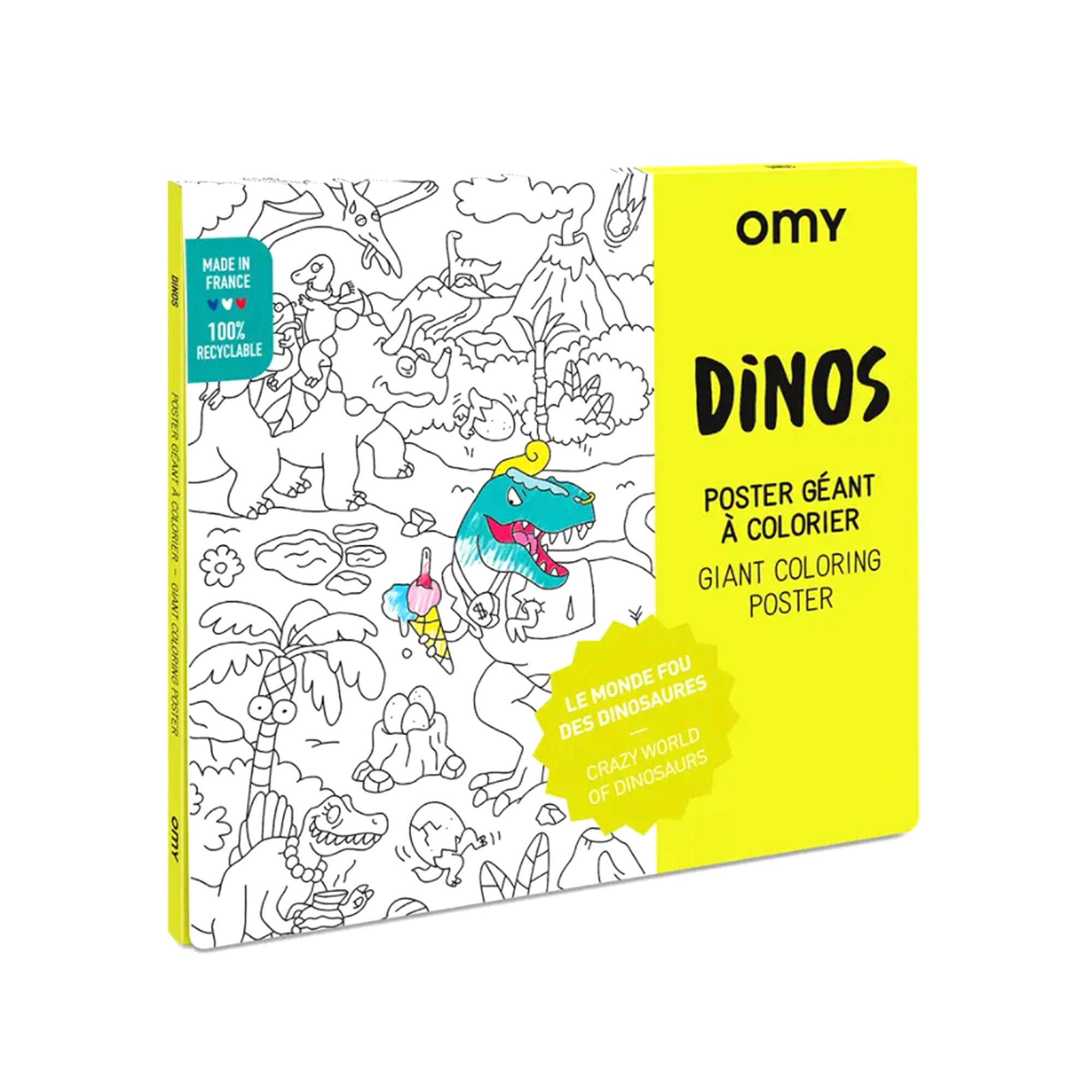 Omy_Omy Dino Folded Poster_Arts & Crafts