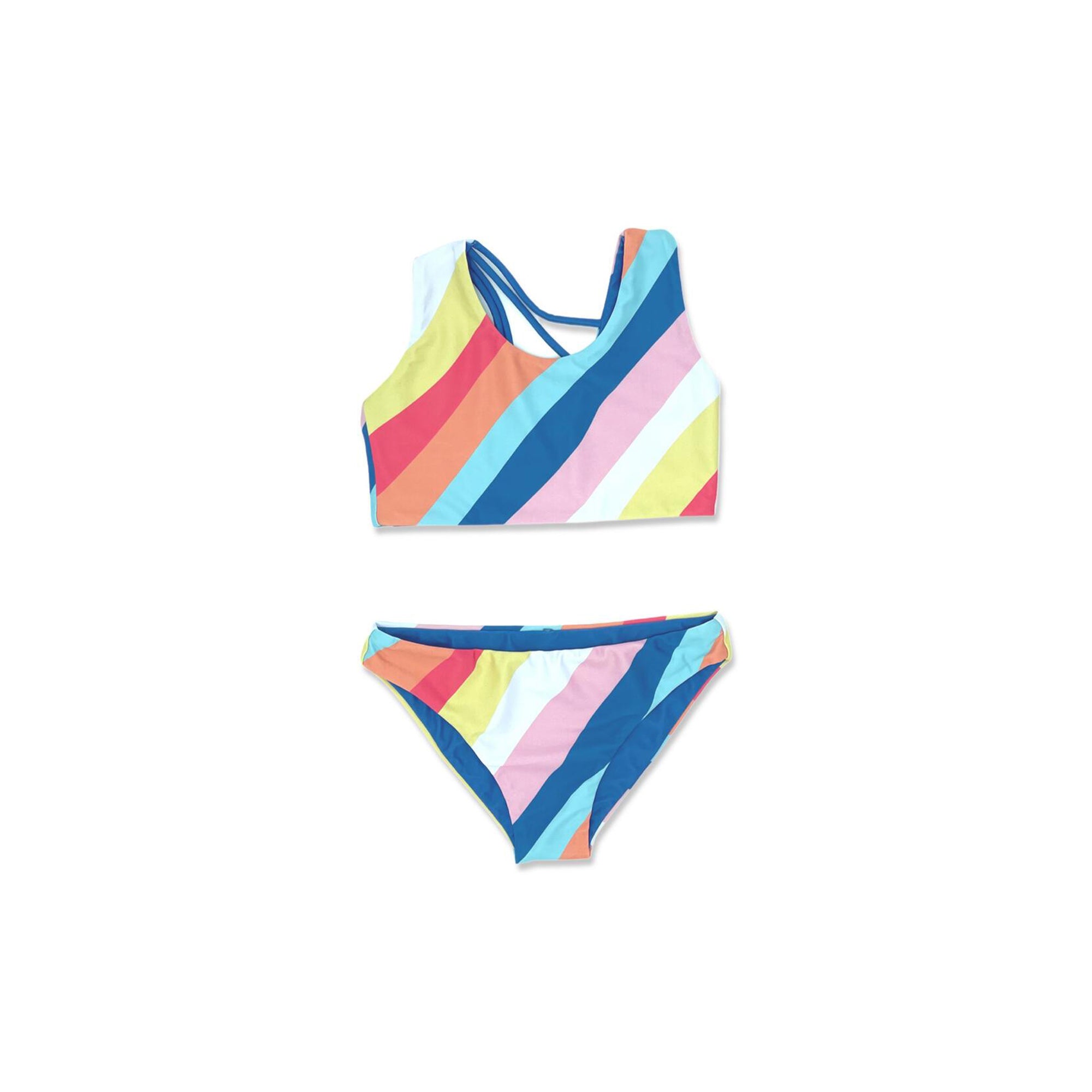 Feather 4 Arrow_Summer Sun Reversible Bikini East Cape Stripe_Swim