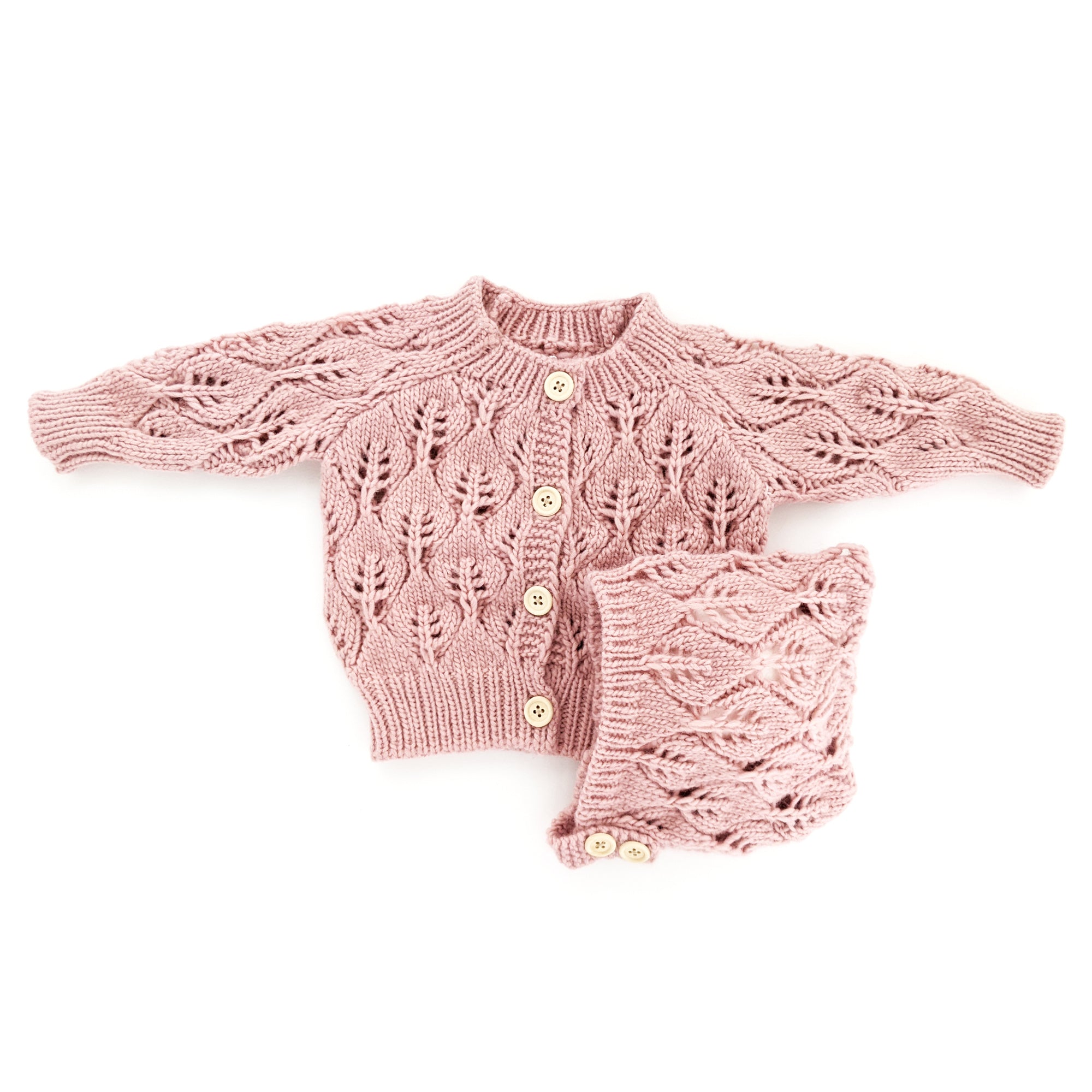 Huggalugs_Rosey Leaf Lace Sweater_Tops