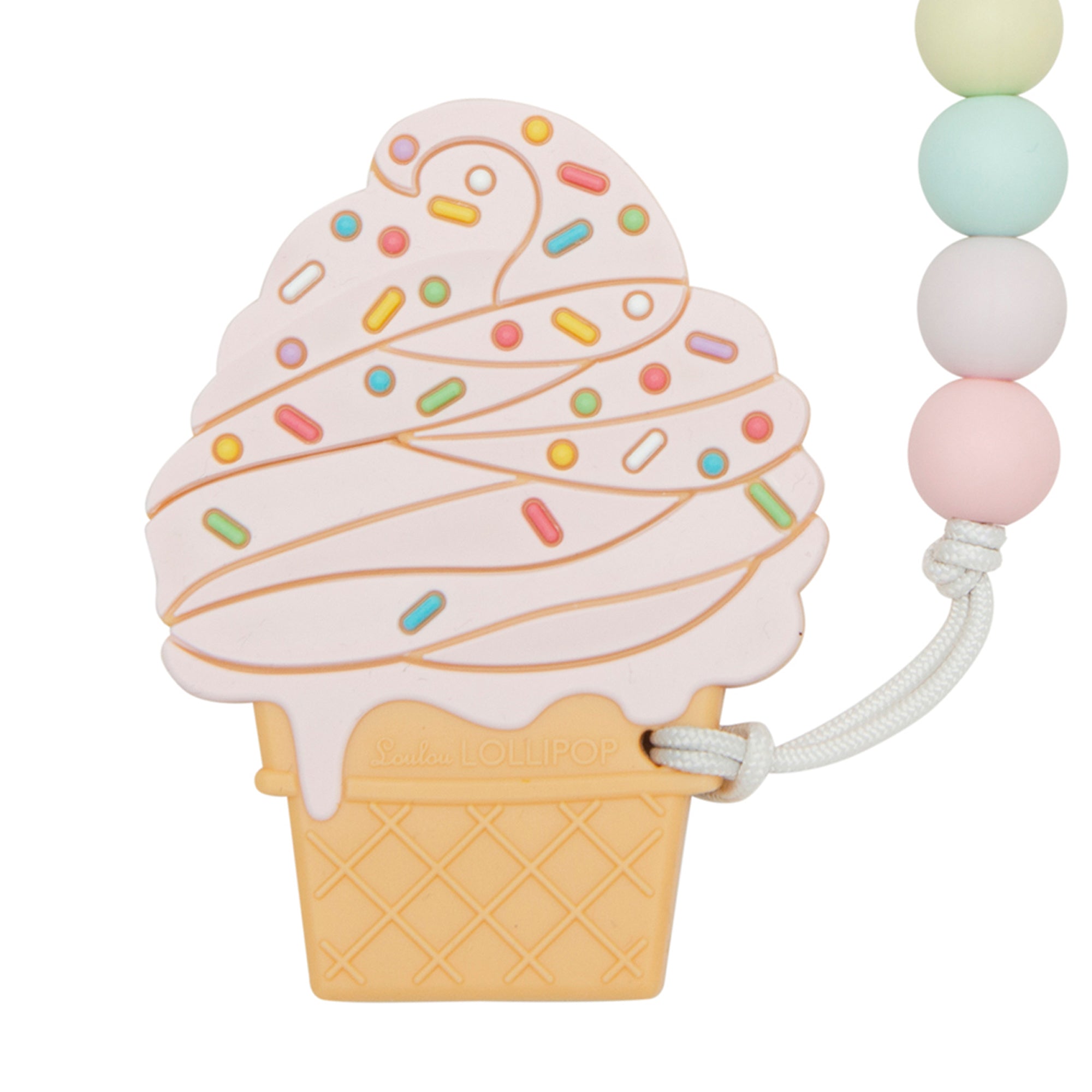 Loulou Lollipop_Silicone Teether Ice Cream_Baby