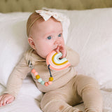 Loulou Lollipop_Silicone Teether Pastel Rainbow_Baby