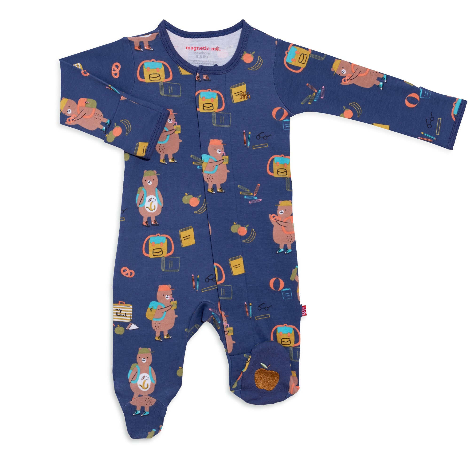 Magnetic Me_Magnetic First Class Organic Cotton Footie_Pajamas