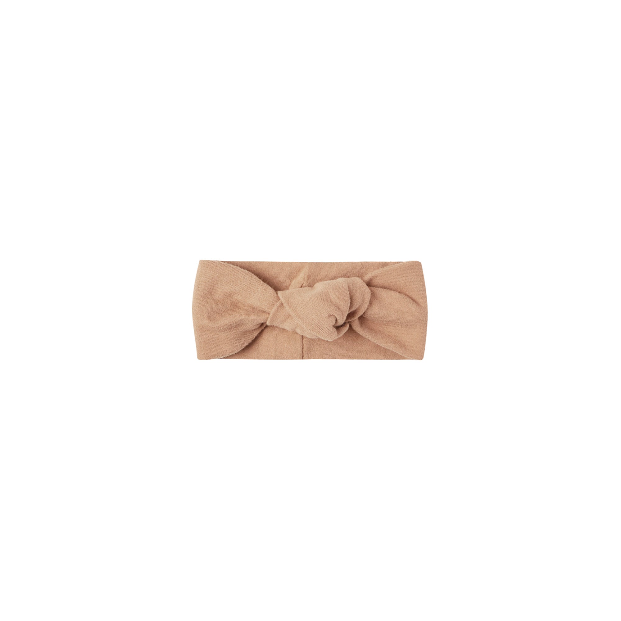 Quincy Mae_Knotted Headband Apricot_Headwear
