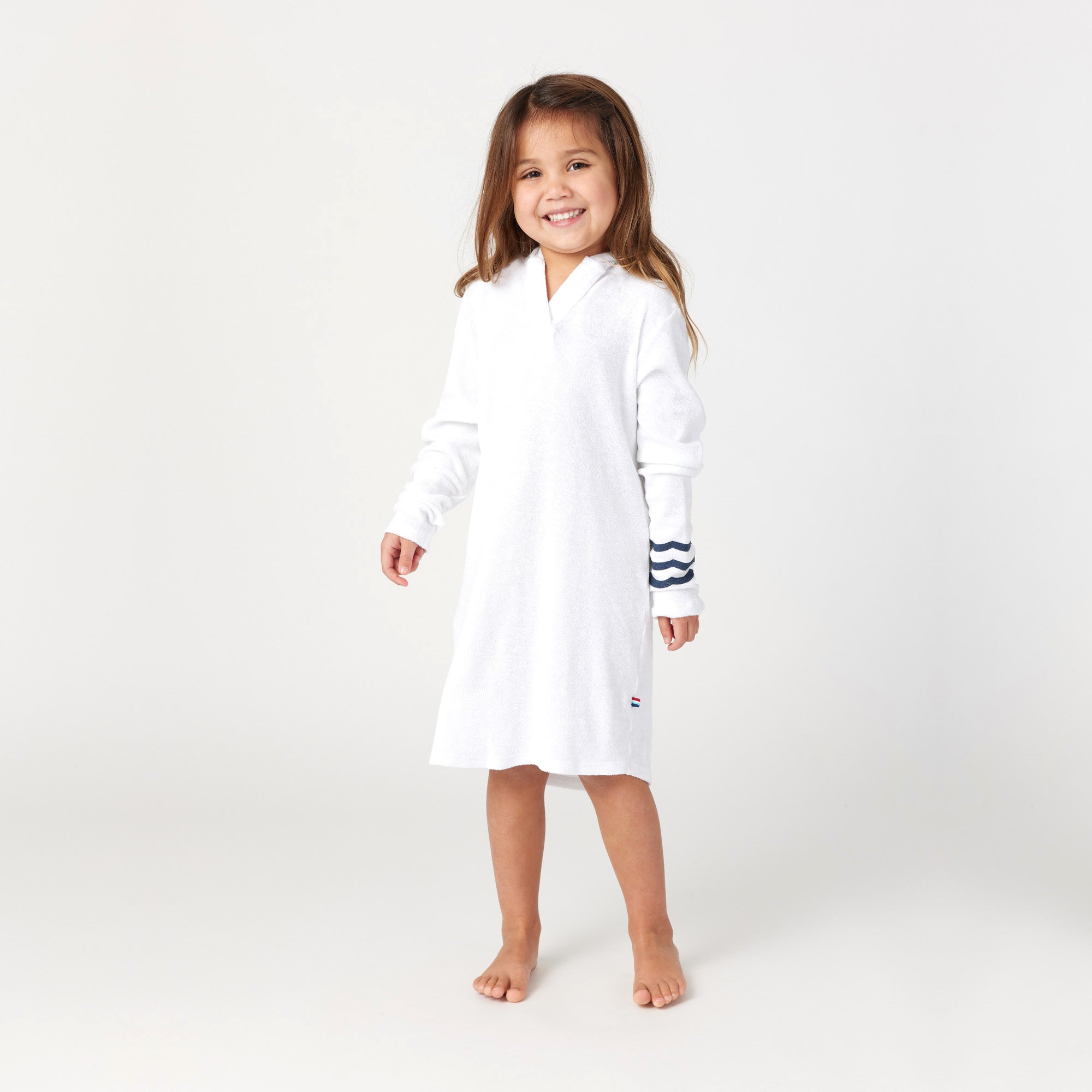 Sol Angeles_Loop Terry L/S Tunic Dress White_Dresses